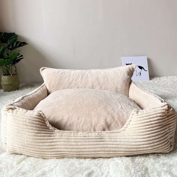 16 Corduroy Pet Bed - Image 3